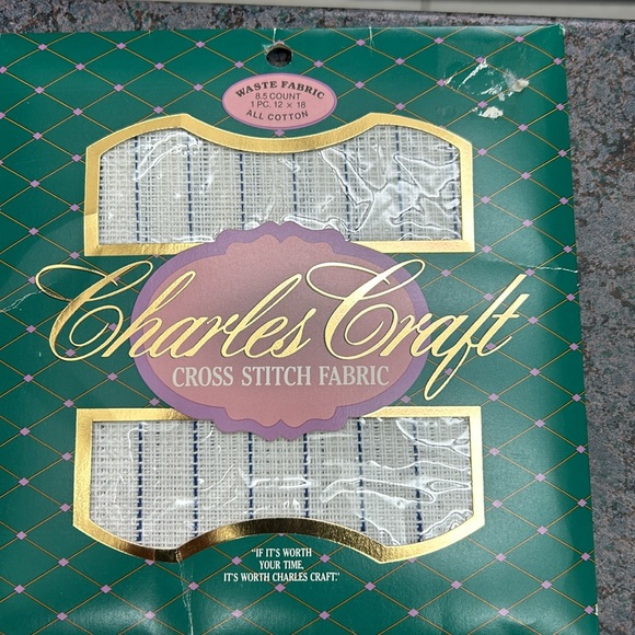 Embroidery Floss Lot with Cross Stitch Fabric - Picture 7 of 13